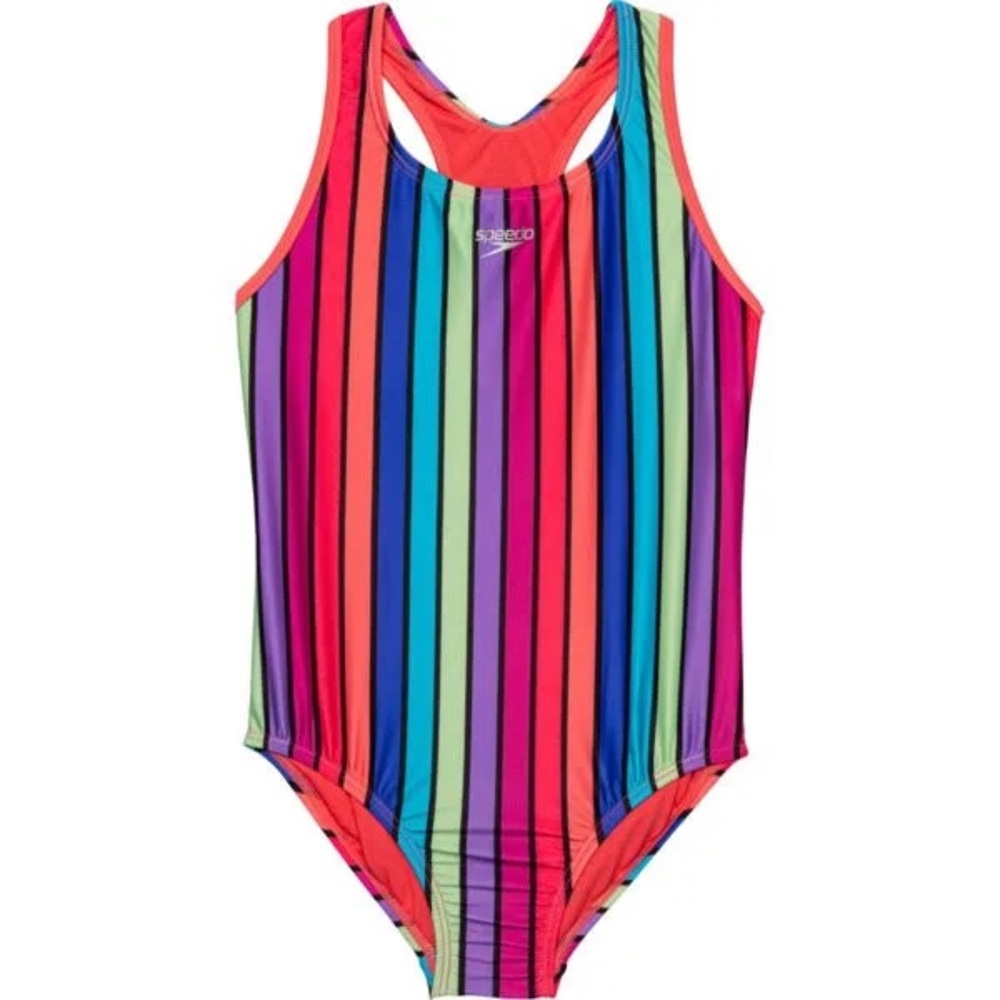 Speedo 14 ‘Anthracite’ one piece. UPF50+ protection. Pill resistant